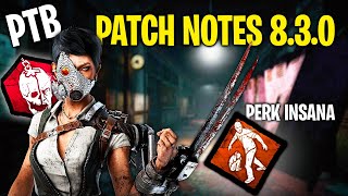 Patch Notes 830 é ENORME  Análise Completa  Dead By Daylight [upl. by Chelsie316]