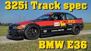 BMW E36 325i Tracktool RAW Onboard Sound  Autobahn 4k 60fps [upl. by Nhepets]