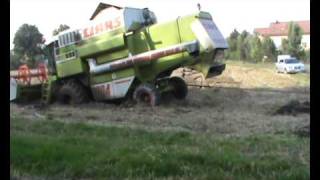 Claas mega 204 wyciaganie cs150 1634 914 Batorowo [upl. by Noscire]