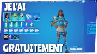 JAI LE SKIN BLIZZABELLE GRATUIT VOICI COMMENT JAI FAIT  FORTNITE [upl. by Nagah]