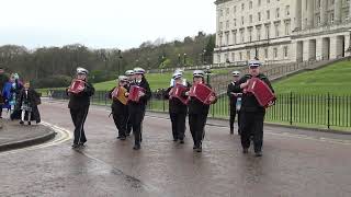 Corbet Accordion Band  Stormont Coronation Photo Event 2023 [upl. by Nagol]