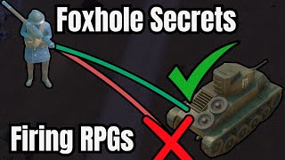 Foxhole Tutorial Master the RPG Learn how the RPG fires and stop missing all the time [upl. by Ettennyl189]