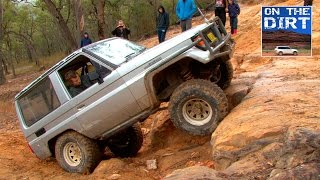 Toyota Land Cruiser Climbing Hectic Rock Steps  4x4 4WD [upl. by Anoyet]