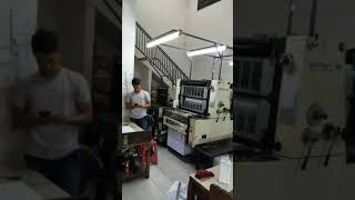 Mesin cetak komori sprint 25 [upl. by Ssecnirp252]