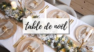 Ma décoration de table pour noël  2018 [upl. by Anilra]