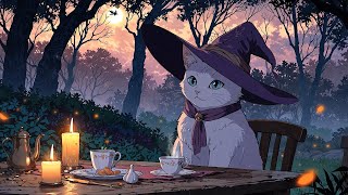 Under The Halloween Moon 🌕 Lofi Halloween Vibes 🌕 Night Lofi Songs To Calm Down And Feel Peaceful [upl. by Meeki]