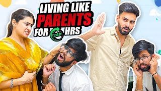 Living like Parents for 24 Hours dikshapawar4132  Ayush Yadav [upl. by Merlina340]