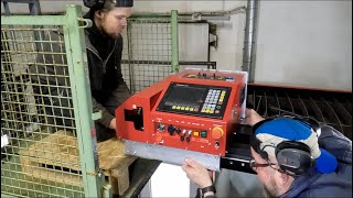 Gör plats för en CNC Plasma skärmaskin mm del 3 [upl. by Kceb]