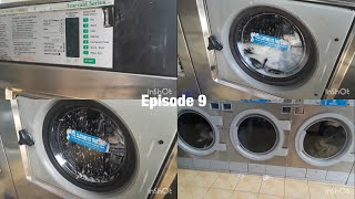 Happy Halloween Laundromat Day Episode 9 Wascomat W185ES Giant Load and Electrolux dryers Action [upl. by Catlin]