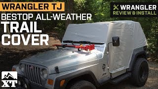 Jeep Wrangler TJ Bestop AllWeather Charcoal Trail Cover 19972006 Review amp Install [upl. by Elwyn]