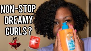 I TRIED The NEW L’Oréal Paris ELVIVE NonStop Dreamy Curls LeaveIn Cream on My Natural Hair [upl. by Aicilat]