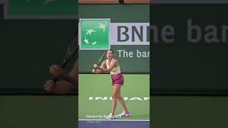 Aryna Sabalenka Serve in Slow Motion front view [upl. by Danby683]