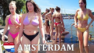 🇳🇱 AMSTERDAM HOT SUMMER NETHERLANDS 2023 FULL TOUR [upl. by Suilenroc]