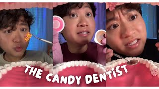 ASMR  Top 4 Dentist Eats Candy from your Teeth Compilation 🦷 [upl. by Nnaillek]