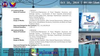 Procurement Livestream for DPWH Regional Office IVB MIMAROPA on October 16 2024 [upl. by Gelasias]