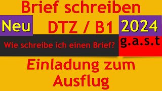 DTZ  B1  EMail schreiben  Einen Kollegen zu einem Ausflug einladen [upl. by Valenta]