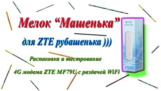 Модем 4G ZTЕMF79UWiFi и дружба с симкартами [upl. by Jeff]