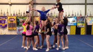 Level 4 Cheerleading Pyramid [upl. by Paxon]