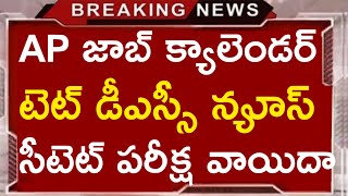 Ap Tet Dsc Latest News Today  Ap Job Calendar 2025  Ctet Exam Date 2024 [upl. by Nnylarac]