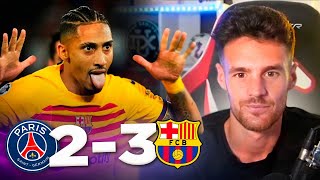 EL FC BARCELONA GANA EN EL CAMPO DEL PSG [upl. by Tay292]