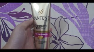 Review Pantene ProV 3 Minute Miracle Conditioner Hair Fall Control Harga Rp13500 [upl. by Akkina]