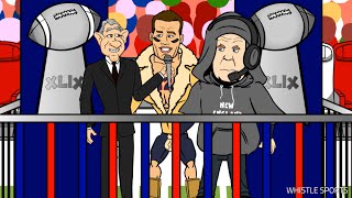 New England Patriots Celebrate Super Bowl Win  442oons Cartoon [upl. by Still]