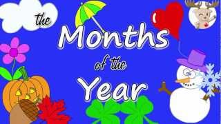 The Months of the Year Song [upl. by Aihsoem461]