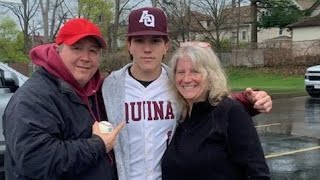 330 Foot Homerun for Brody Ignizio at Aquinas Institute Varsity Baseball Today [upl. by Sykleb]