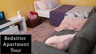 Bedsitter apartment tourstudio apartment tour bedsitter bedsittertour studioapartment vlog [upl. by Omrellig125]