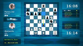 Revenge Game Chess Game Analysis djarjun4u  Putera Zul 10 By ChessFriendscom [upl. by Cleasta]