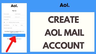 AOL Mail Sign up Desktop  Create AOL Mail Account 2021 [upl. by Nylarac484]