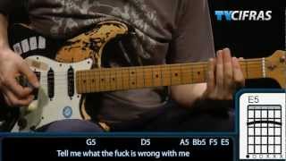 Linkin Park  Given Up  Aula de Guitarra  TV Cifras [upl. by Mraz233]