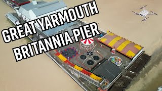 GREAT YARMOUTH Britannia Pier with stunning DRONE Views May 2024 drone holi [upl. by Ignaz]