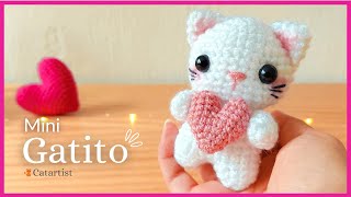 💗 Mini GATITO Amigurumi 🐱 Crochet Tutorial Paso a paso  Fácil 💕 EspEng [upl. by Lyall662]