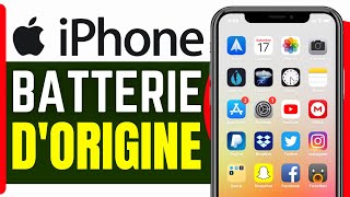 Comment Savoir Si La Batterie Iphone Est Dorigine  En 2024 [upl. by Hatty650]