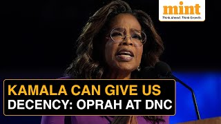 DNC 2024 Day 3 Oprah Winfrey Backs Kamala  Asks Americans To Choose Common Sense  FULL SPEECH [upl. by Ynattib31]