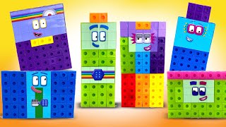 DIY Numberblocks 42 48 54 56 63 72  Season 7 Characters  Keiths Toy Box [upl. by Uranie]