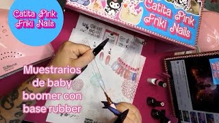 Tip muestras de baby boomer con base rubber para que las clientas se decidan mas rápido [upl. by Buchanan722]