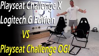 OG Playseat Challenge VS Playseat Challenge X Logitech G Edition [upl. by Naellij936]