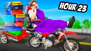 Riding My Dirtbike For 24 Hours [upl. by Ellehs]