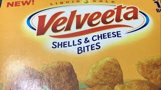 Velveeta Shells and Cheese Bites Review [upl. by Aihtennek]