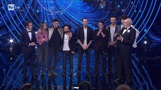 La classifica dei concorrenti della prima serata  Sanremo Giovani 20122018 [upl. by Aseeram]