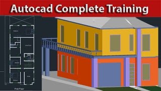 AutoCAD Tutorial Course Complete Beginner to Advance  Learn Autocad complete [upl. by Ganny]