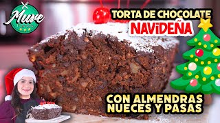 TORTA DE CHOCOLATE NAVIDEÑA HÚMEDA FÁCIL Y DELICIOSA 🎄 Muve Flavors [upl. by Anirbac]