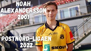 Noah Alexandersson  Postnordligaen  2022 [upl. by Nywles]