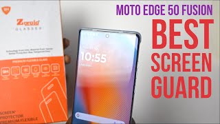 Moto edge 50 Fusion Best screen guard  Screen protector for Moto edge 50 fusion [upl. by Line]