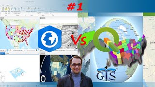 GIS Course ArcGIS Pro vs QGIS Level 1 Fundamental  Basic Desktop GIS Tutorial  Learning GIS [upl. by Ahtabbat]