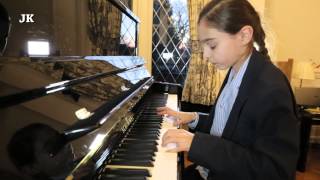 The Entertainer Piano Rockschool Grade 2 Amelia MK Mar 2014 [upl. by Adirehs]