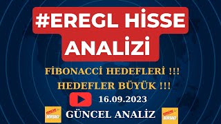 EREÄLÄ° BEKLENEN HAREKET NE ZAMAN  EREGL FÄ°BONACCÄ° SEVÄ°YELERÄ° BEKLENEN HEDEF BÃœYÃœK [upl. by Ihp451]