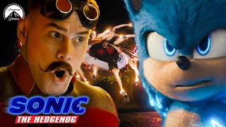 Sonic The Hedgehog 2020  Super Charged Sonic vs Dr Robotnik FULL SCENE  Paramount Movies [upl. by Danas]